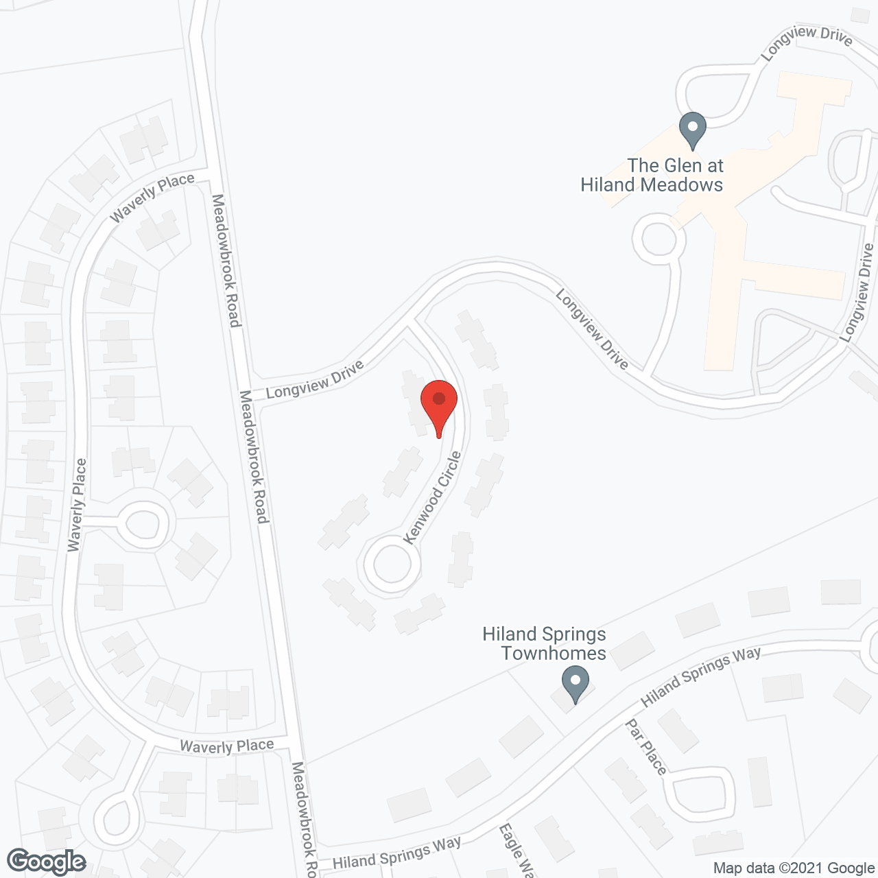 The Glen at Hiland Meadows in google map
