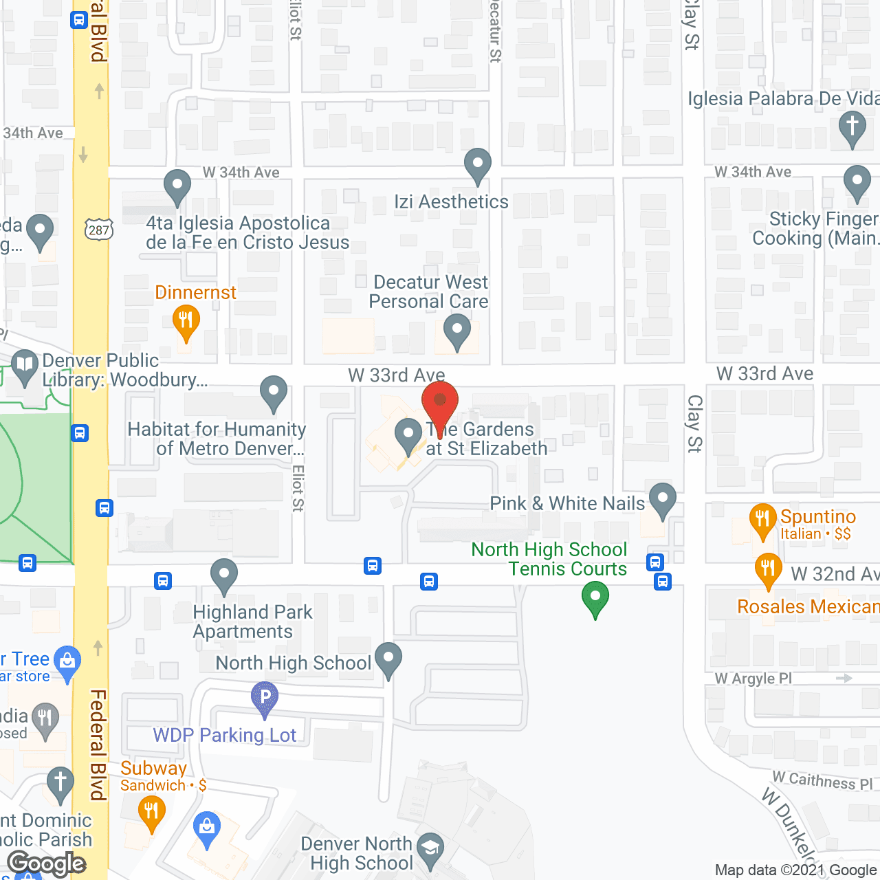Centura Senior Life Center in google map
