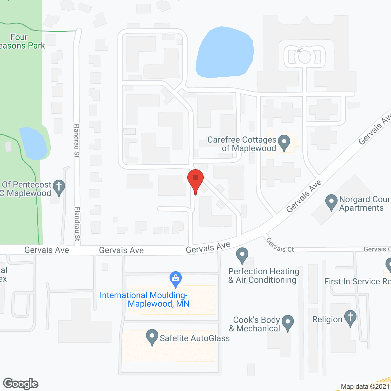 Cardinal Pointe of Maplewood in google map