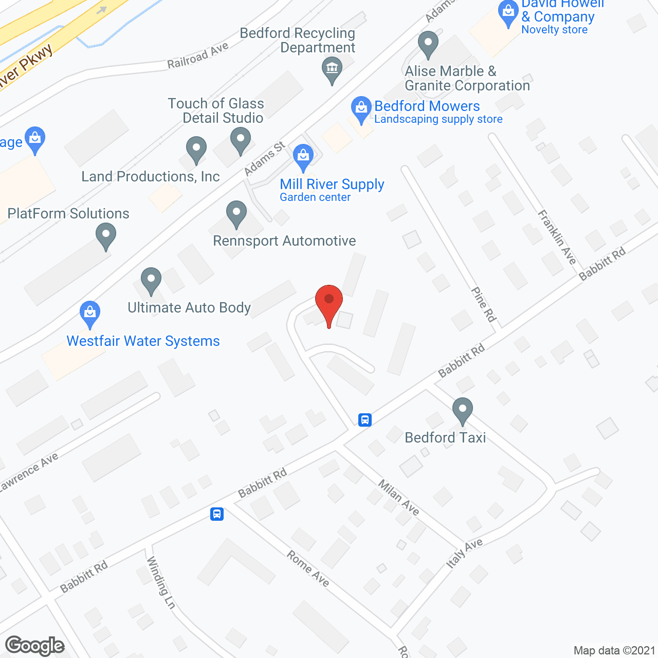 Fellowship Hall Inc in google map
