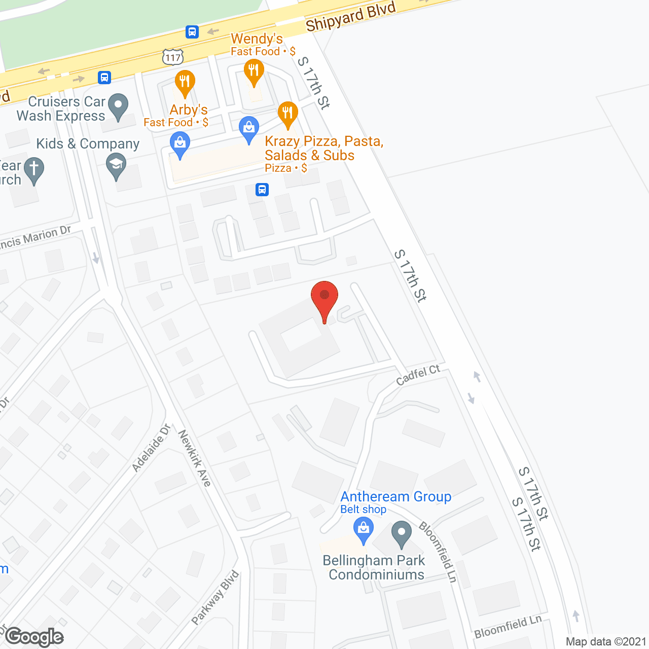 Morningside of Wilmington in google map