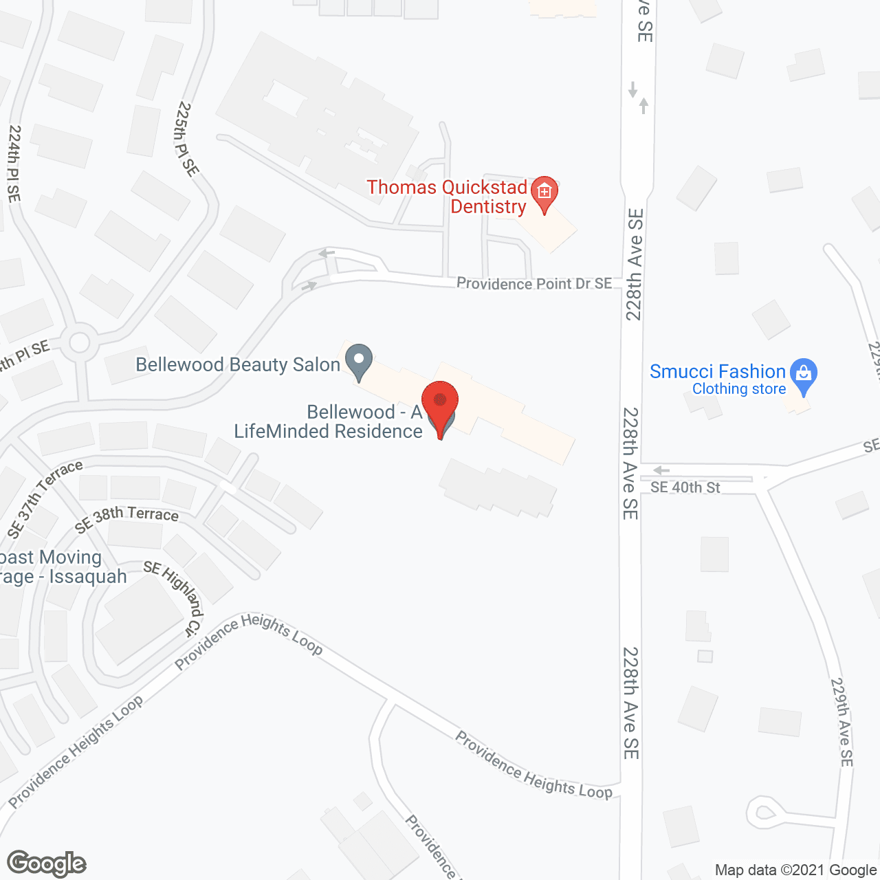 Bellewood in google map