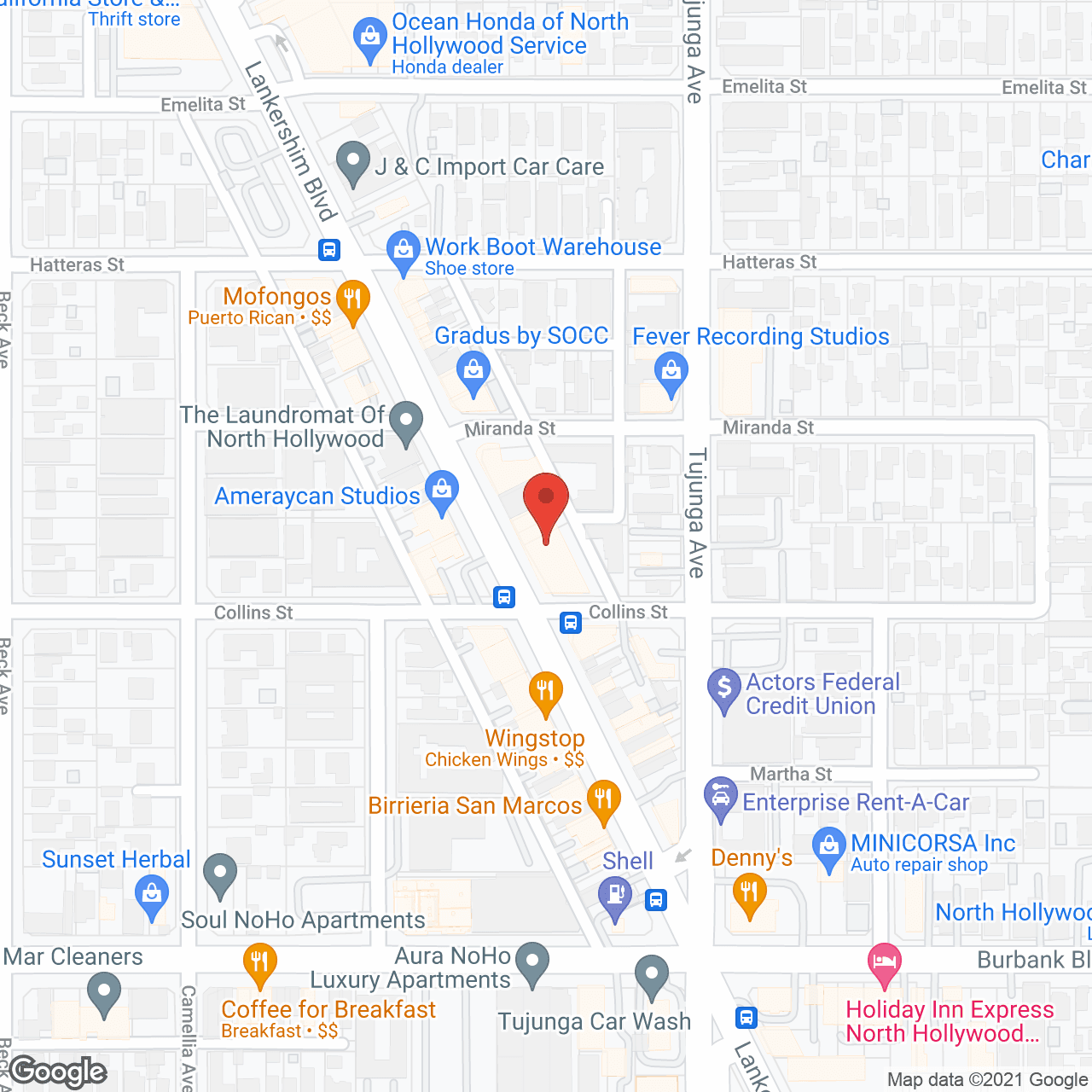 Calstate Health Care Ctr in google map