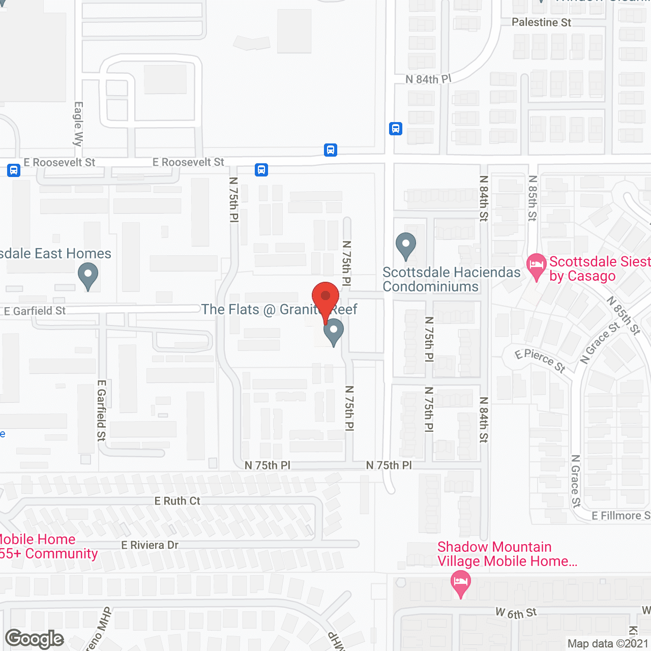 Scottsdale New Ventura in google map