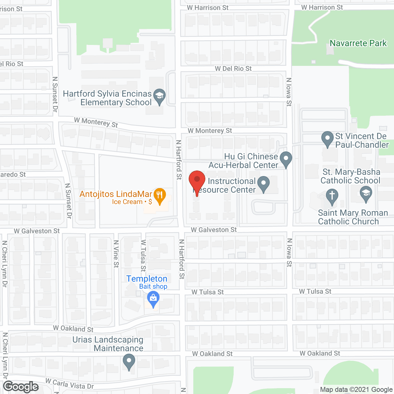 Hartford Apartments in google map