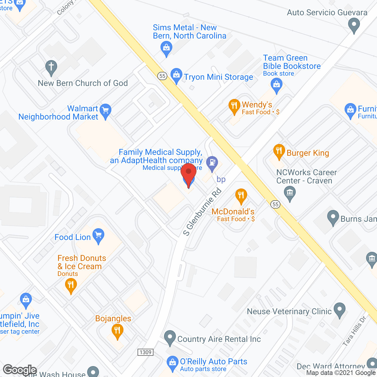 Help at Home in google map