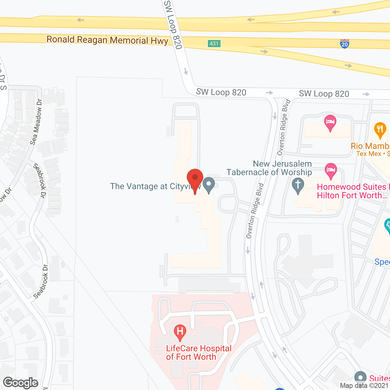 The Vantage at Cityview in google map